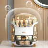 Desktop Makeup Organizer Transparent Jewelry Cosmetic Storage Box Dustproof Large Capacity Makeup Container Jewelry Lipstick Box