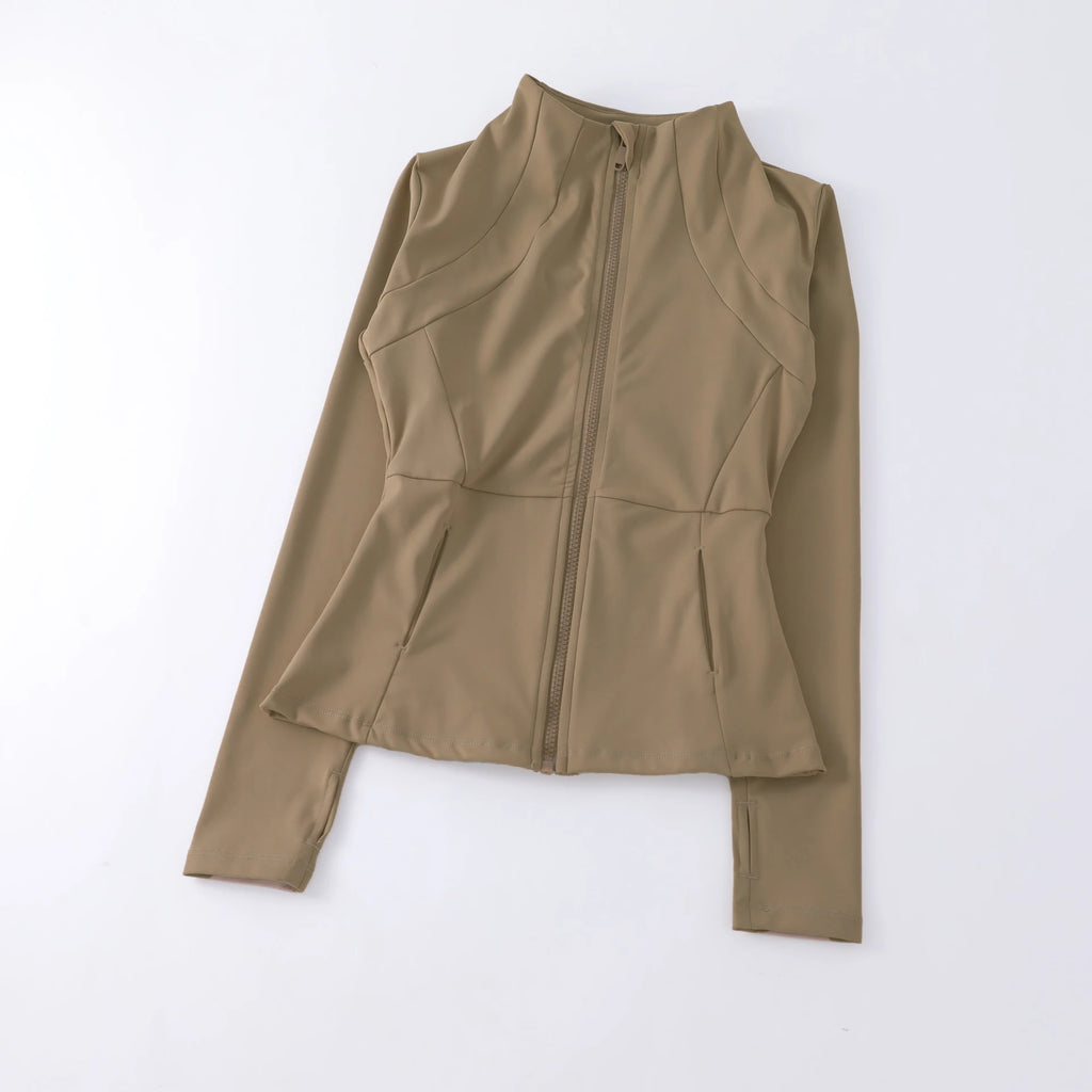 Sports Coat Women's Shirt Yoga Slim Long Sleeve Fast Running Thin Pilates Fitness Suit Top Clothing