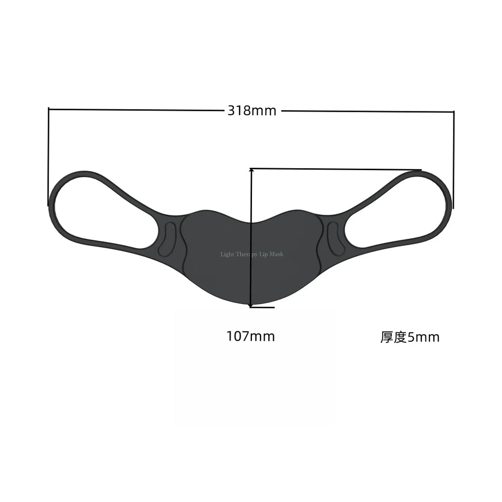 LED Lip Therapy Device Plumper 4 Light Modes Light Therapy Fuller Softer Lips Home Care Treatment Anti Wrinkle Moisturizing