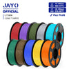 JAYO PLA + 3D Filament 1.75MM 10 Rolls PLA PLUS 3D Printer Filament Neatly Wound 3D Printing Filament 1.1kg Spool High Toughness