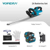 YOFIDRA 2000W Electric Hedge Trimmer Lawn Mower Cordless Household Garden  Shrub Weeding Pruning Tools For Makita Battery Pin