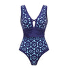 Women Bikini Set Swimsuit Sexy V Neck Solid Color Laser Cutting Flower Swimsuit Beachwear Luxury Summer Beachwear Dress