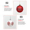 12pcs/box 6cm Christmas Ball Ornaments Xmas Tree Hanging Pendant Christmas Decorations for Home 2024 Navidad Natal New Year Gift