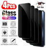 NNBILI 4PCS Privacy Screen Protectors For iPhone 15 13 12 14 16 17 Pro Max Mini Anti-spy Tempered Glass For iPhone 17Air Glass