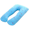 Maternity Pillowcase Pure Cotton Printing Cushion Cover U-Typ for Pregnant Women  (Pillow Core Not Included)