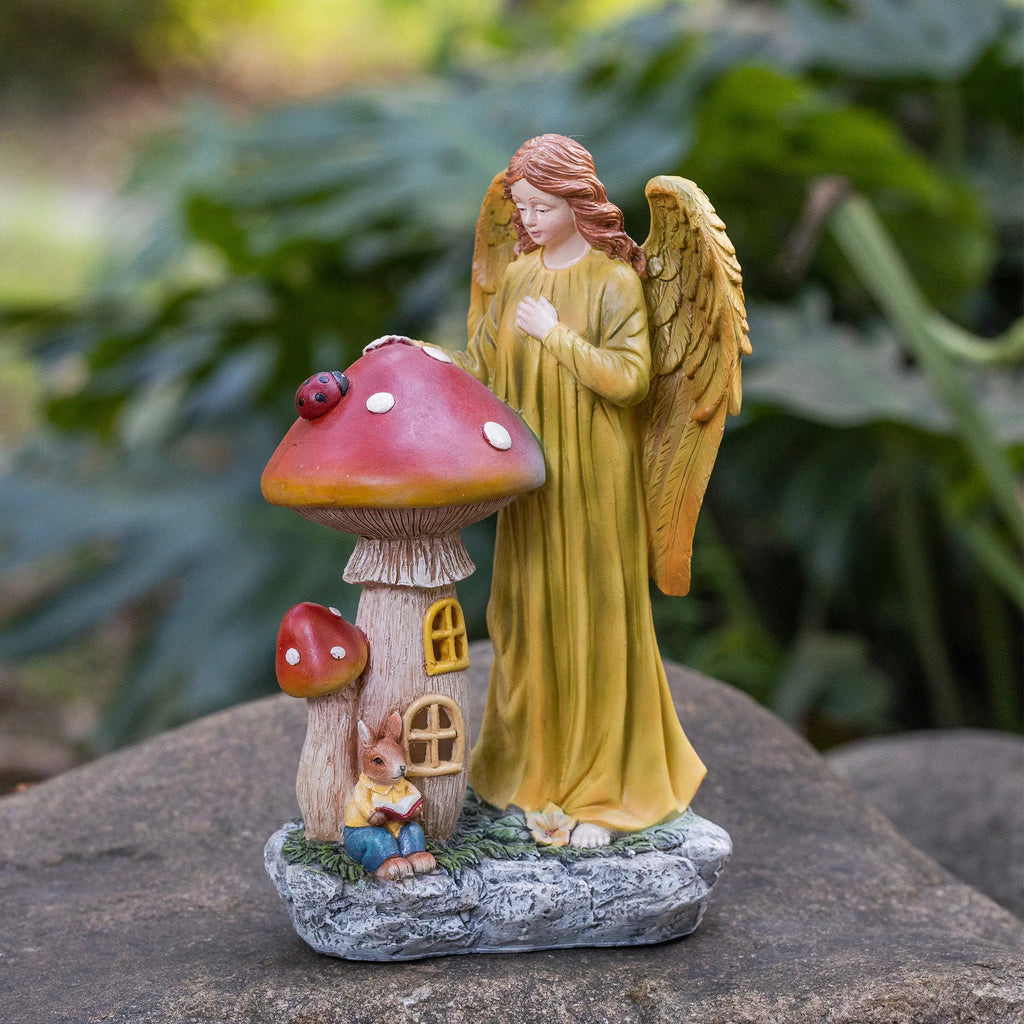 Home Decor American Thanksgiving Decorative Ornaments Autumn Harvest Solar Luminous Angels Large Decoration Decorative Gifts