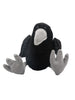25cm Black Crow Plush Birdie Cuddly Black Raven Plush Toy Realistic Crow Soft Christmas Gift for Kids Bird Lovers Home Decor