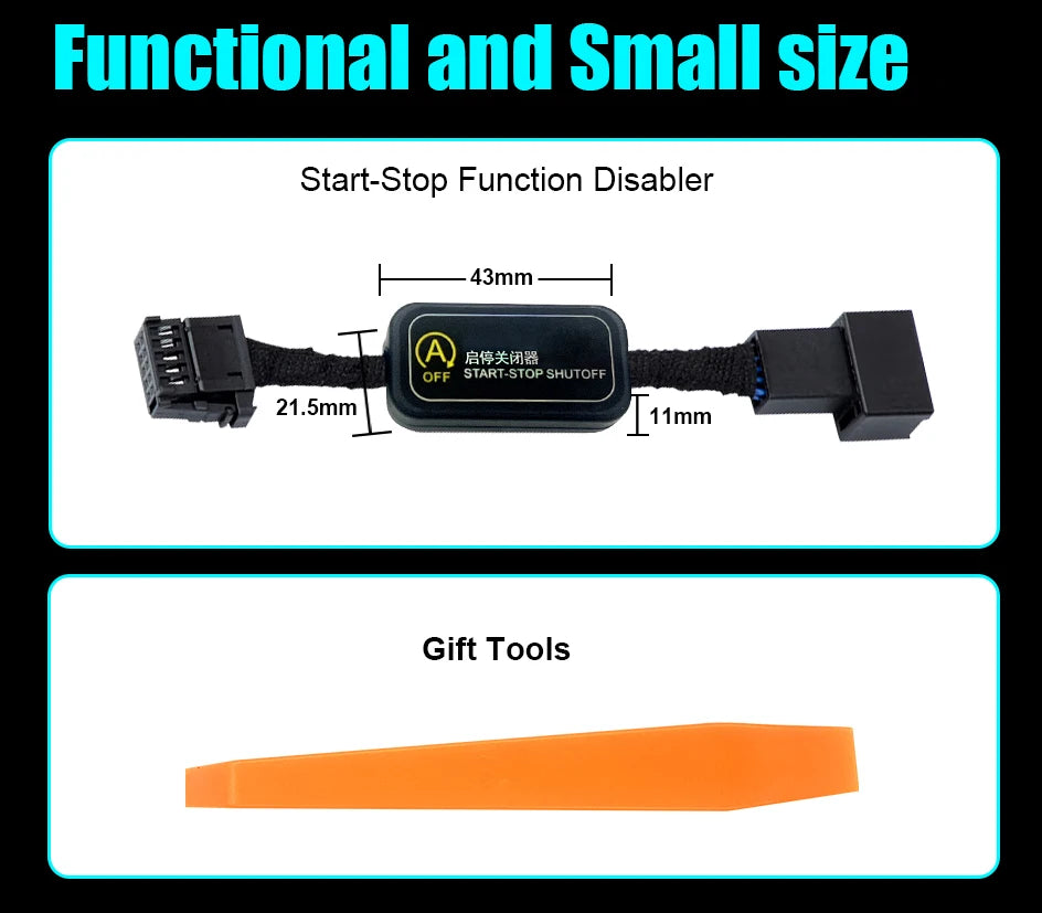 For AUDI A1 2011-2018 Car Automatic Stop Start Engine System Off Close Control Sensor Plug Smart Stop Cancel Auto Accessorie