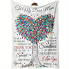[Soft Flannel Mom Blanket] Super Soft Flannel Throw Blanket - Gifts for Mom from Daughter Son - Mom Birthday Gifts