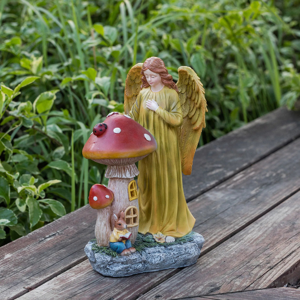 Home Decor American Thanksgiving Decorative Ornaments Autumn Harvest Solar Luminous Angels Large Decoration Decorative Gifts