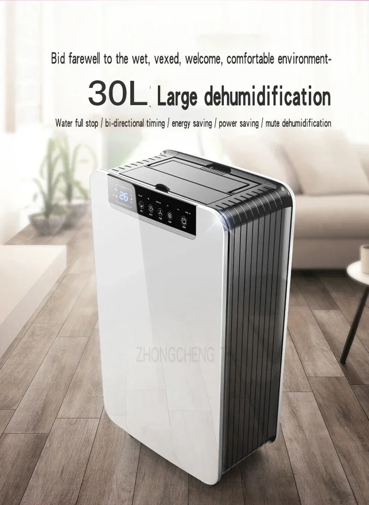Air Dehumidifier DK01-T Dehumidifier Household Bedroom Dehumidification Industrial Basement High Power Dehumidifier Small Dryer