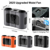 Waist Fan Wireless Waist Clip Fan Portable Clip on Wearable Belt 20000mAh USB Rechargeable with Power Bank for Outdoor Camping