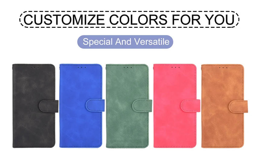 For OPPO Reno 9A 7A 5A 3A Fusion Flip PU Leather Wallet Shockproof Phone Case For OPPO Reno 9 A 7 A 5 A 3 A Anti-Fall Coque