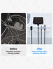 Adhesive Cable Holder Clips Cord Management Wire Organizer for Desktop USB Charging Cable Nightstand Power Cord Mouse Cable 1pc