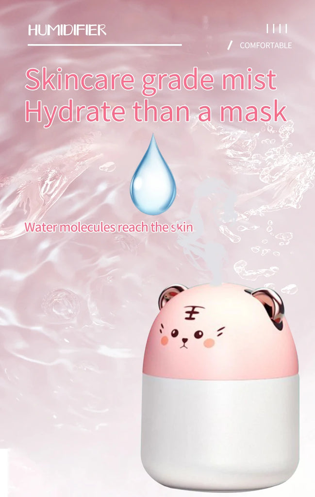 Cute Pet Humidifier Mini Office Desktop Air Conditioning Room Air Humidification Usb Small Household Heavy Fog Spray