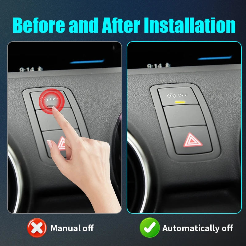 For AUDI A1 2011-2018 Car Automatic Stop Start Engine System Off Close Control Sensor Plug Smart Stop Cancel Auto Accessorie