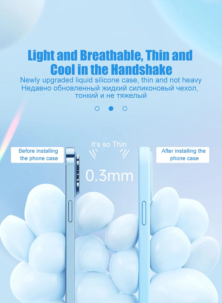 Original Liquid Silicone Phone Case For APPLE iPhone 11 13 12 14 15 Pro Max Cases For iPhone 15 Plus Shockproof Protective Cover