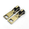 5/10Pcs Meetee 5# Bronze Zipper Slider Pull for Metal Zippers Sewing Bag Zips Puller Head Clothes Zip Repair Kit DIY Accessories