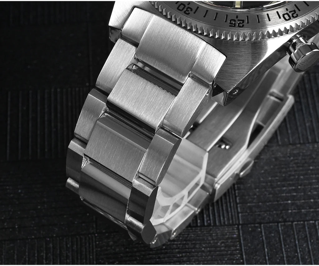 San Martin Men Watch 62mas Chronograph 40mm Fashion Business Luxury ST1901 Manual Mechanical Watches Sapphire 10Bar Luminous