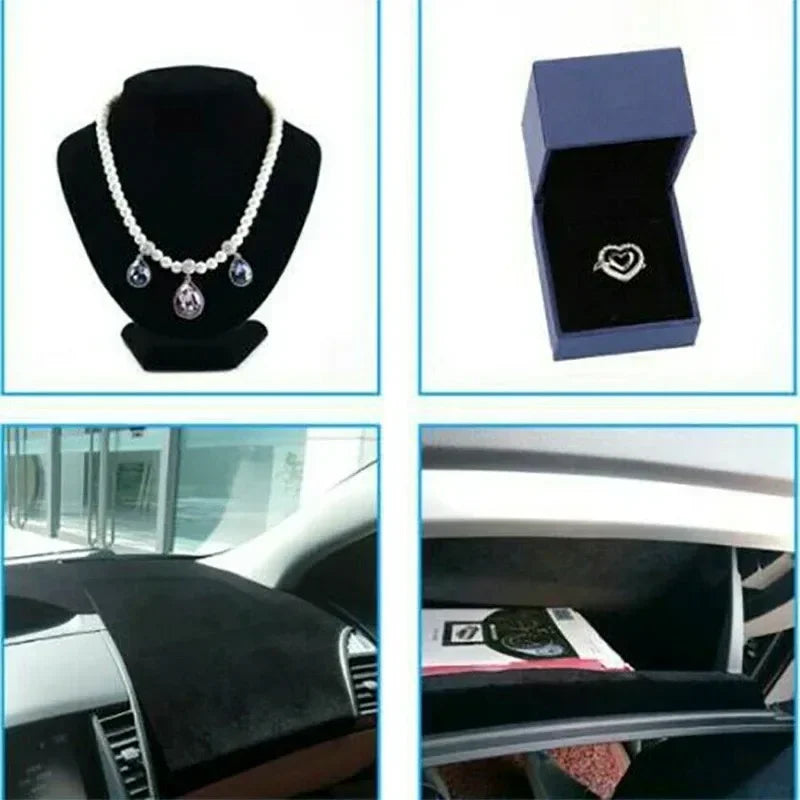 Self Adhesive Suede Fabric Faux Suede Leather For Jewelry Craft Decor Self-Adhesive Film For Car Suede Indoor Styling Decal