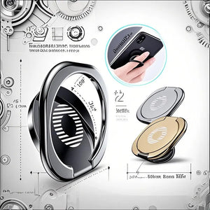 Mini 360 Degree Finger Ring Holder Metal Phone Stand Mount Smartphone Holder for Xiaomi Huawei iPhone Sangsung Mobile Phone