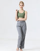 Women's New Folded Yoga Pants Super Soft Loose Micro Horn Fitness Commuter Leisure Sports cropped pants