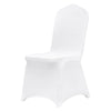 SucceBuy 200pcs Stretch Spandex Folding Chair Covers Universal Fitted Chair Cover Removable Washable Protective Slipcovers White
