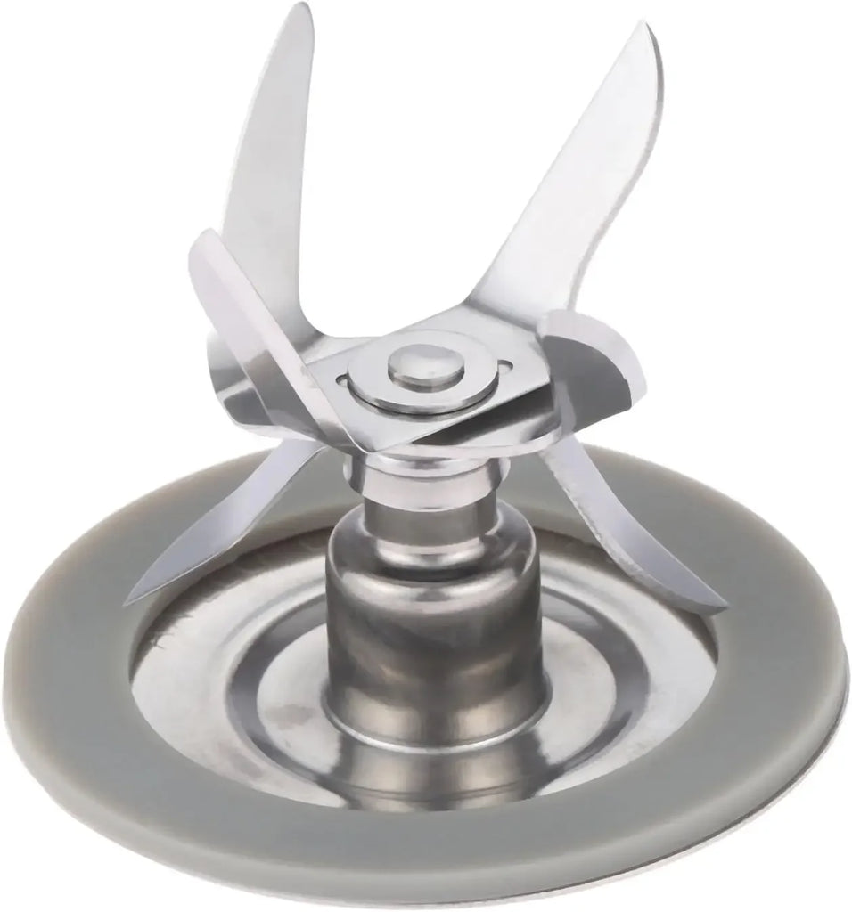 Blender Replacement Parts Stainless Steel 6 Point Fusion Blade 4980 with Rubber O Ring Seal Gasket Fit For Oster Blender
