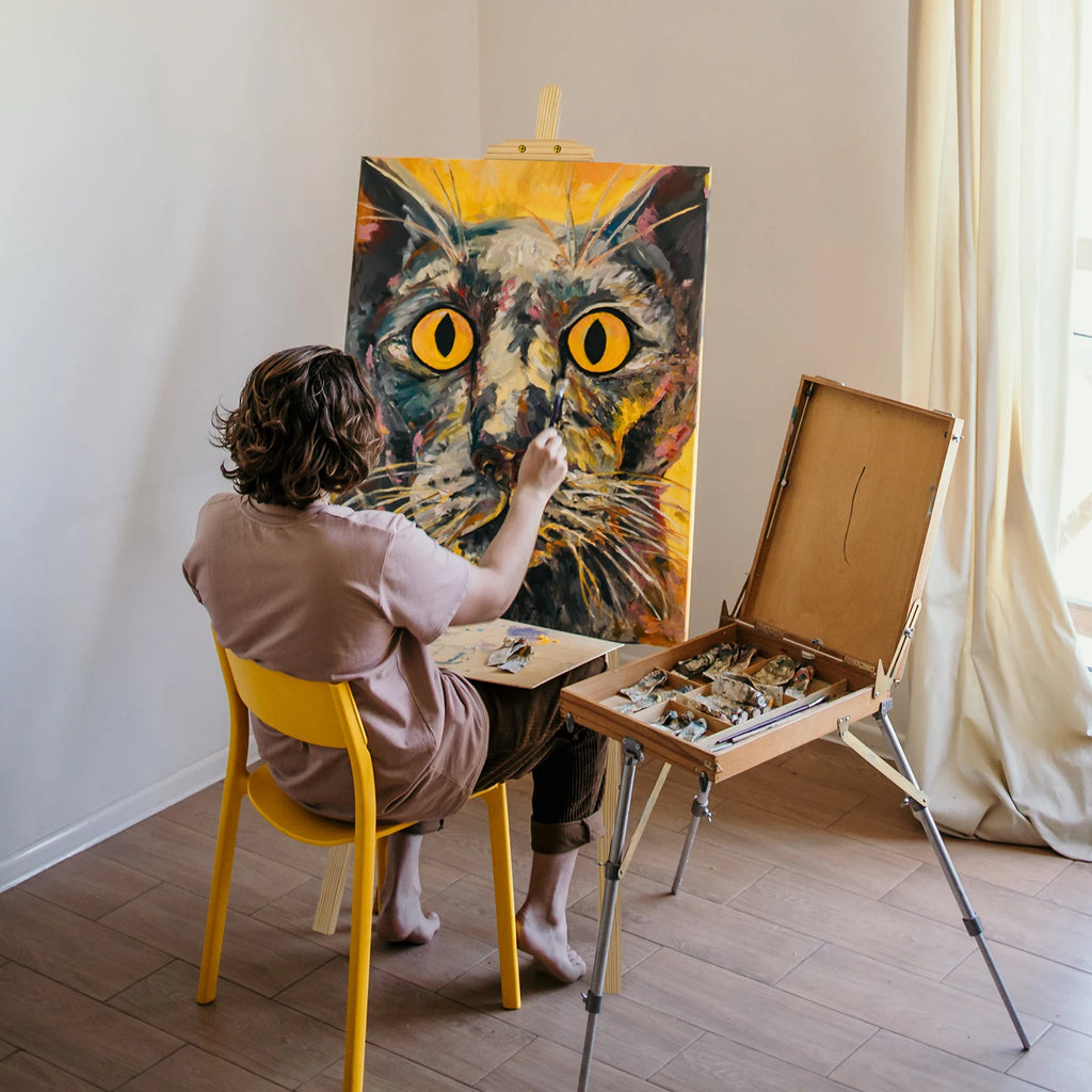 Wooden Artist Easel Adjustable Height Artist Easel Adjustable Drawing Holder tand for Painting Portable Artist Easel Sketch