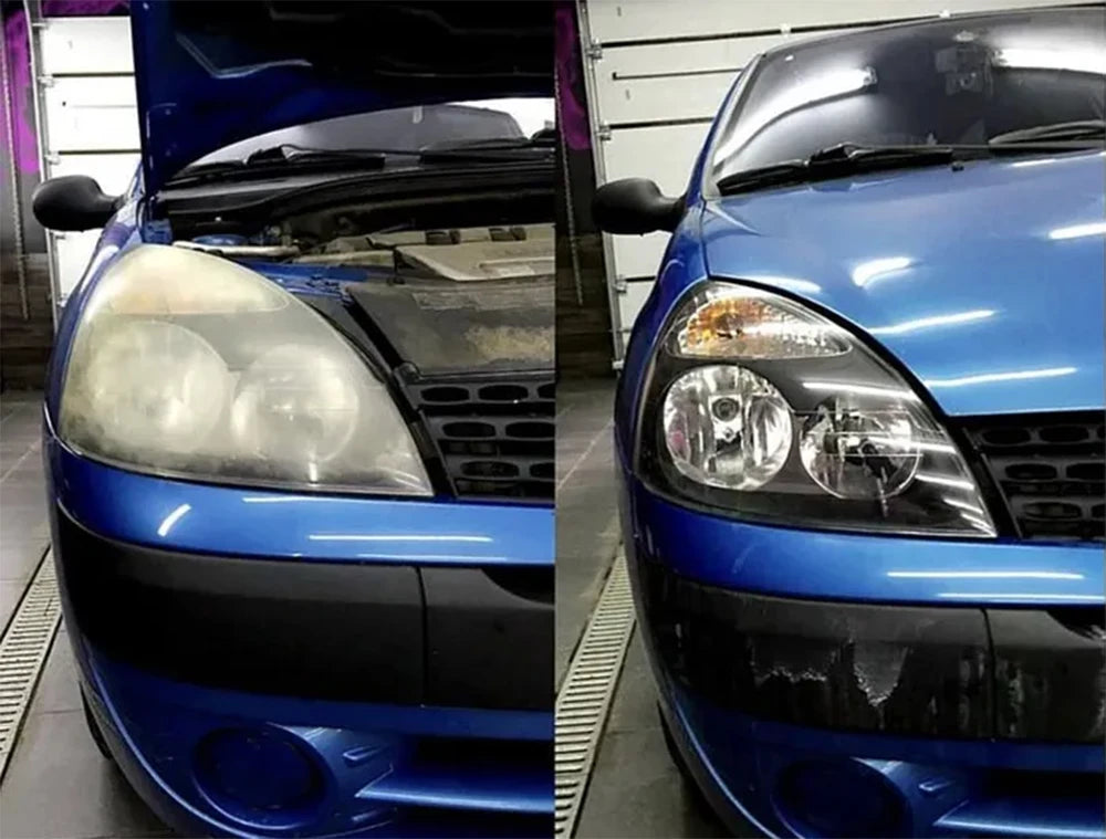 Top 800g Car Headlight Chemical Polishing Kit Liquid Polymer Headlights Refurbishment Scratch Repair Headlights Restoration Kit