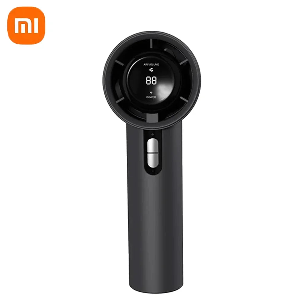 Xiaomi Ultra Silent Handheld Fan, 100 Speed USB Rechargeable Portable Mini Turbo Fan with LED Indicator for Office and Traveling
