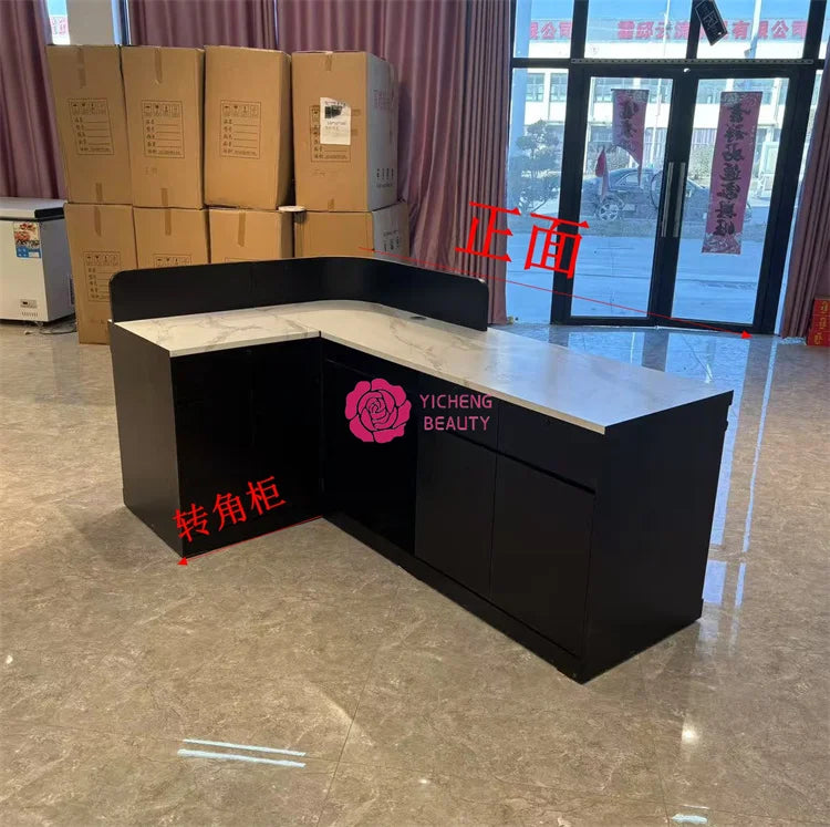 Beauty Luxury Front Desk Sport Center Reception Desk Modern Design Reception Desk For Beauty Salon With Cheap Price