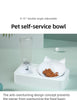 New Pet Bowl 15 Degrees Tilt to Protect Cervical Vertebrae Dog Food Bowl Automatic Drinking Feeder Pet Feeding Supplies