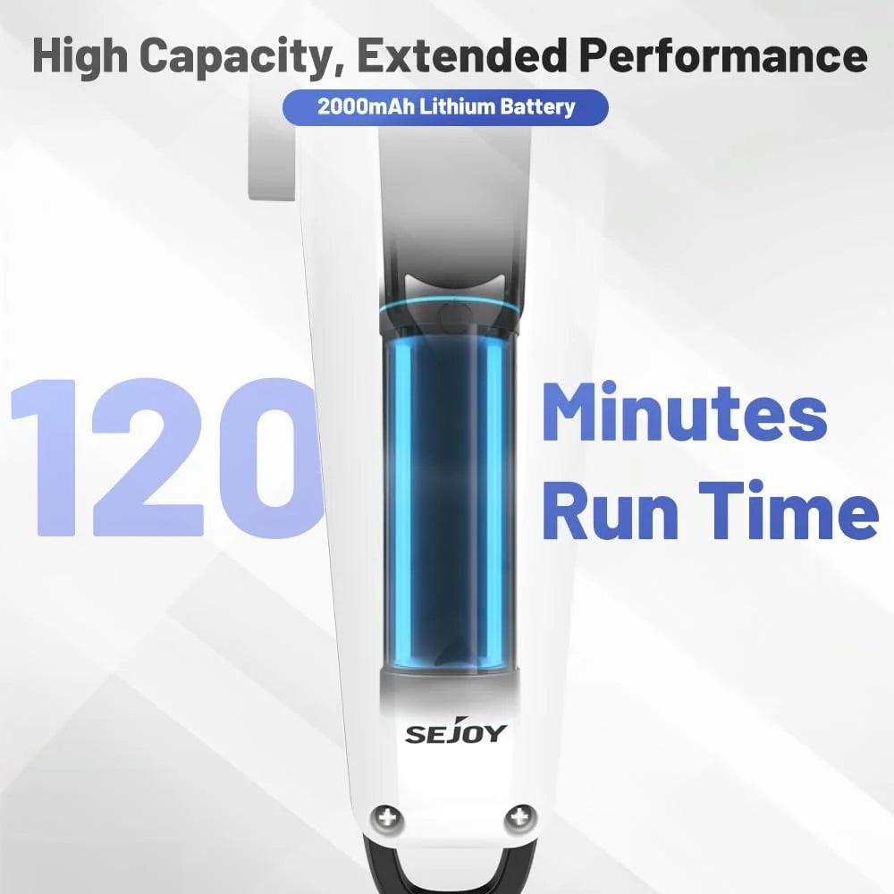 Sejoy Cordless Hair Clippers for Men Trimmers Set for Barber with LED Display Professional Slick Hair Cut Self-Sharpening Blades