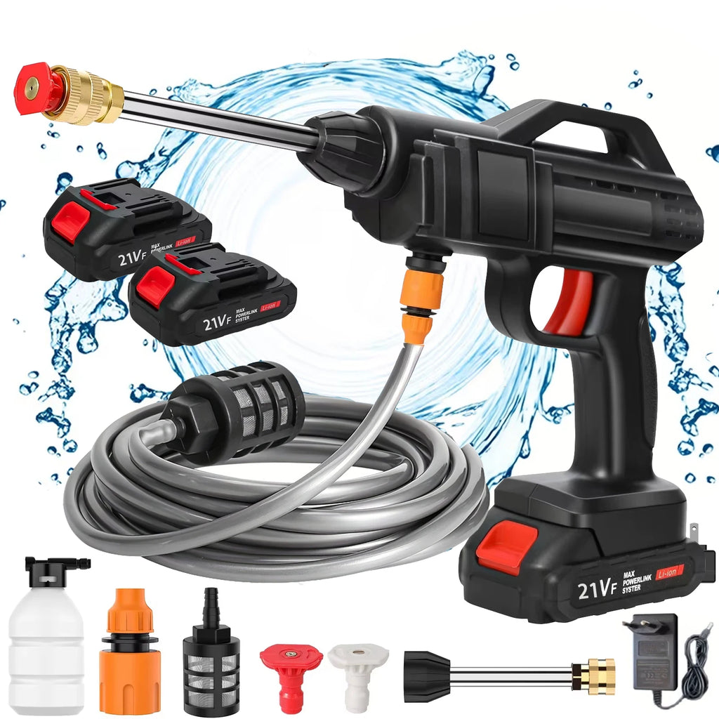 50Bar Cordless High Pressure Cleaner Washer Spray Water Gun Car Wash Pressure Water Cleaning Machine for Makita 21V Battery