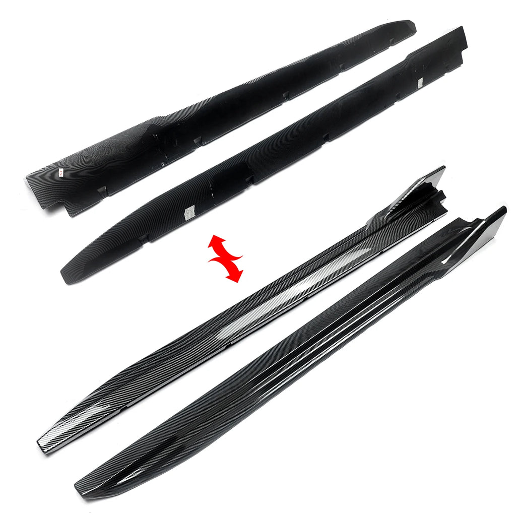 For BMW X5M F85 Body Kits Front Lip Rear Spoiler Side Skirts Carbon Look 2014-2018