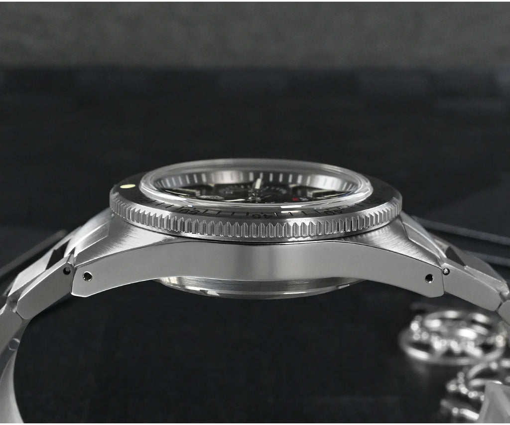 San Martin Men Watch 62mas Chronograph 40mm Fashion Business Luxury ST1901 Manual Mechanical Watches Sapphire 10Bar Luminous