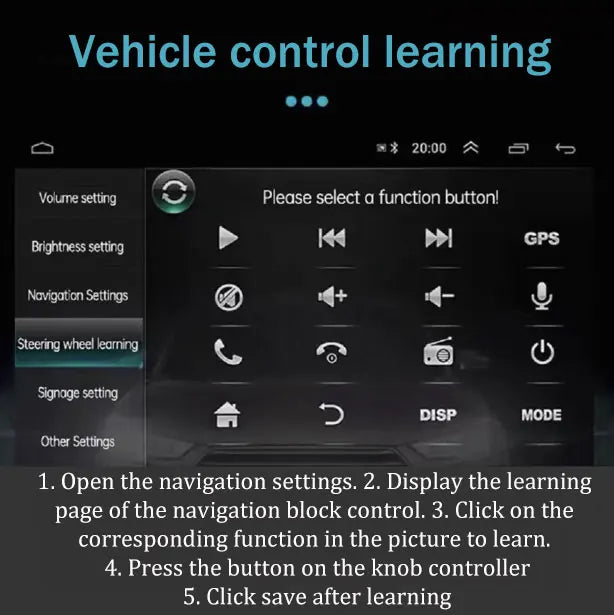10 Keys Auto Control Remoto Multi-functional Car Steering Wheel Buttons Remote Controller Car Audio GPS Navigation DVD Android