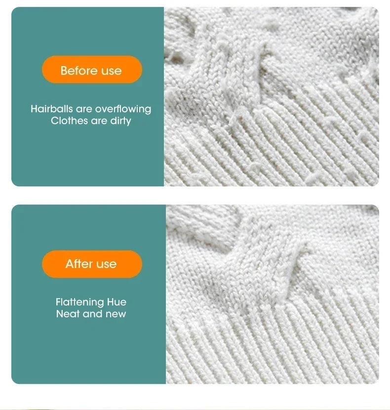 Rechargeable Electric Lint Remover, Portable Fabric Shaver for Clothes Pet Hair Removal Household Garment Ball Trimmer