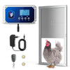 Automatic Chicken Door,Chicken Door Control Box,Chicken Door with Remote Control and Timer and Light Sensitive,4kg Traction
