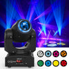 Fieryzeal 120W Beam Moving Head Light 8Patterns RGB Strobe Effect Lighting LED Spot Stage Light for DJ Disco Show Concert Party