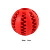 Dog Toy Ball Interactive Rubber Balls Puppy Chewing Toys Pet Tooth Cleaning Ball Cats Pets Food Treat Feeder Silicone Balls Toy