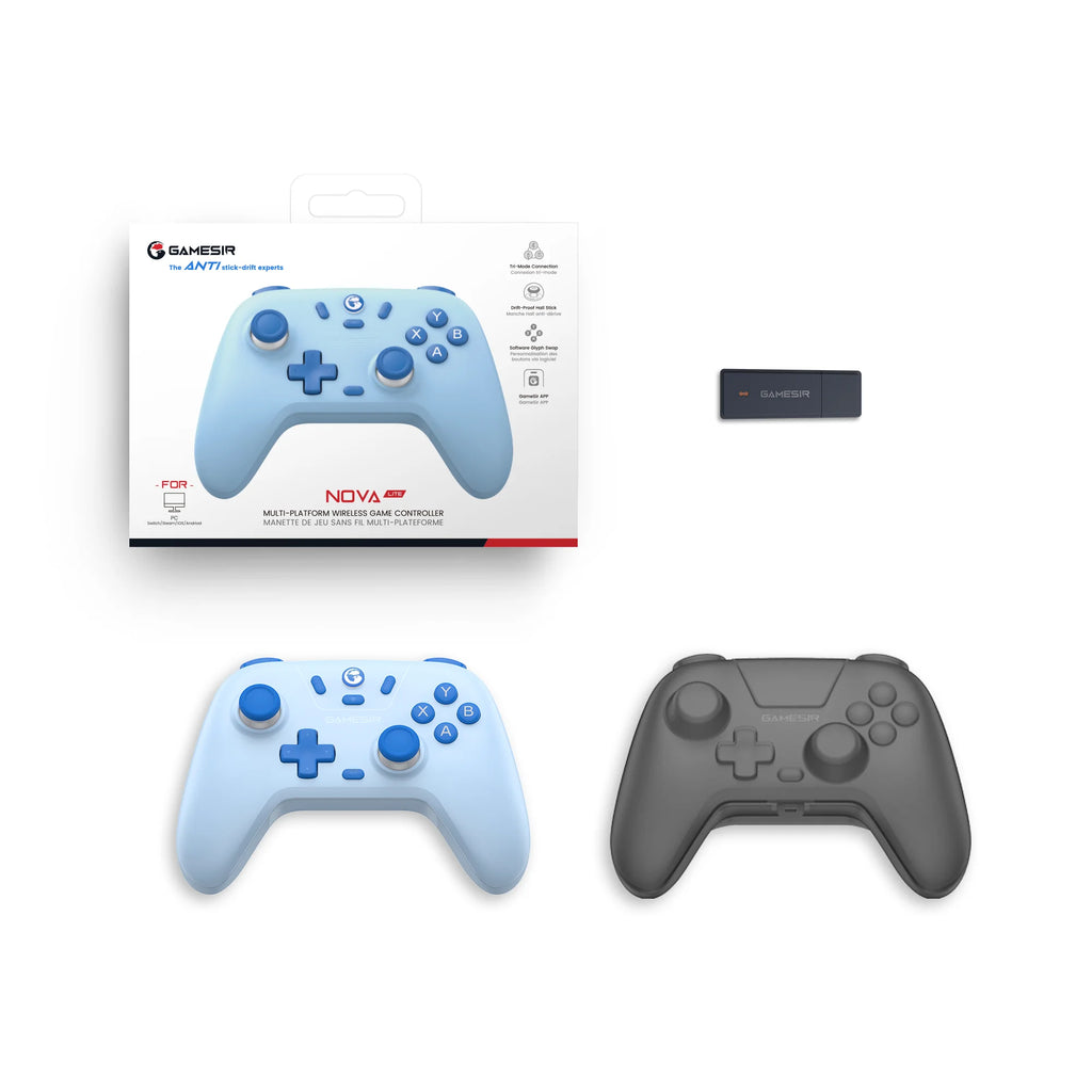 GameSir T4 Nova Lite  Wireless Bluetooth Controller with Hall Effect for Nintendo Switch iPhone Android Phone PC New Color