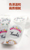 500pcs Labels Roll Flower Thank You Stickers Scrapbooking For Gift Decoration Stationery Sticker Seal Label Handmade Sticker