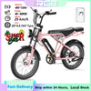 RCB 20'' E Bike, Electric Mountain Bike for Adults, Commuting Electric Bike with Removable 48V 15Ah Battery & APP, Range 40-60KM