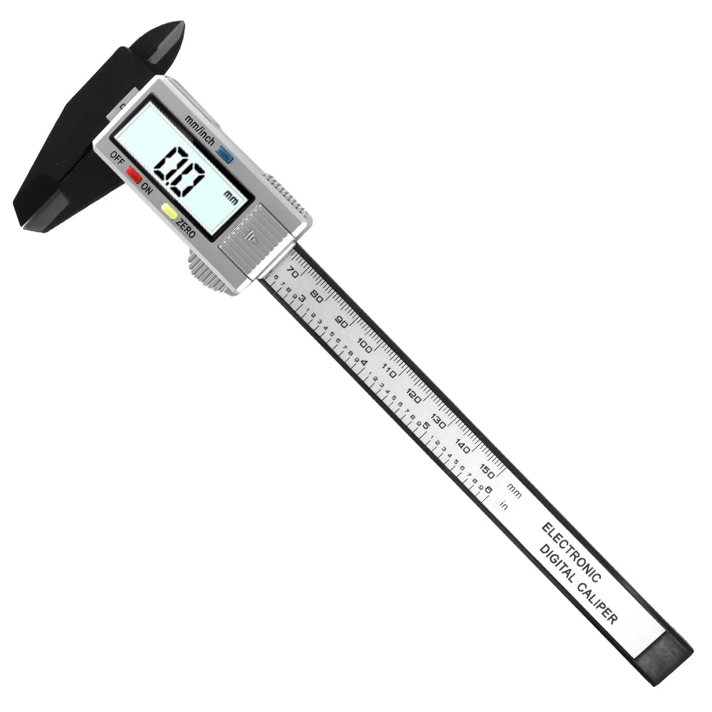 150mm 100mm  0.1mm Electronic Digital Caliper Measuring Tool Vernier Micrometer Measuring Tool Depth Gauge Instrument Pachometer