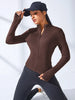2024 New Yoga Coat Short Sports Jacket WOMEN'S Fitness Clothes Slimming Body Sculpting Zipper Yoga Jacket