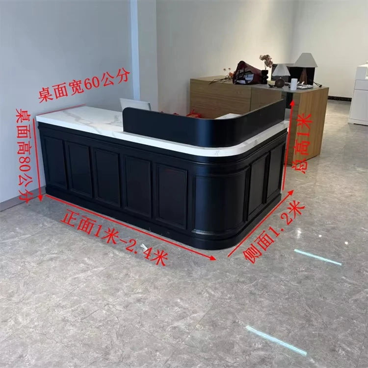 Beauty Luxury Front Desk Sport Center Reception Desk Modern Design Reception Desk For Beauty Salon With Cheap Price