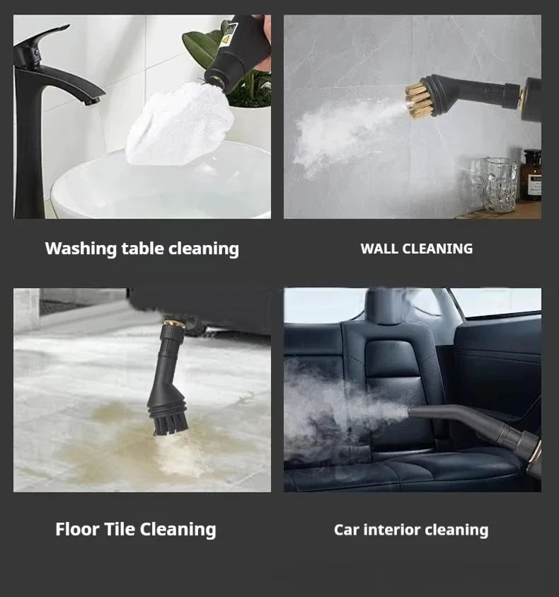 Steam Cleaner High Temperature Sterilization Air Conditioning Kitchen Hood Home /Car Steaming Cleaner 220V EU Plug