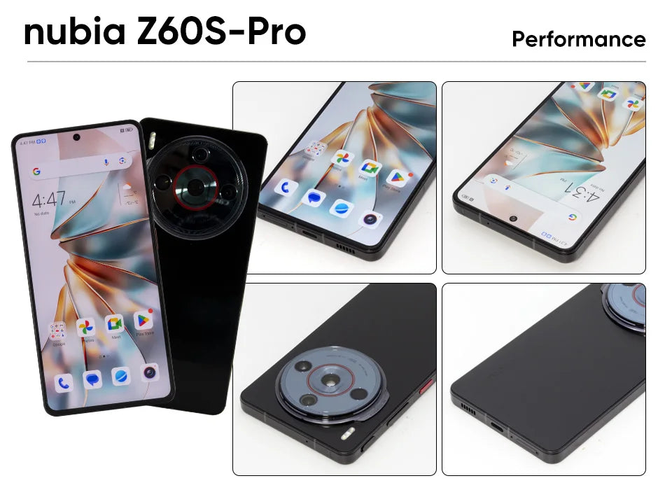 Zte Nubia Z60S Pro 5g Smartphone Snapdragon 8 Gen 2 6.78'' 120Hz Oled Screen 80W Fast Charging 50Mp Camera Android 14 Google Play Global Version